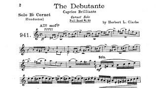 TRUMPET SOLO Herbert L Clarke Solos  The Debutante Caprice Brillant [upl. by Neibart]