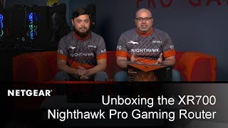 Unboxing the Nighthawk Pro Gaming XR700 WiFi Router  NETGEAR [upl. by Reggy]