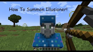 How to summon the Illusioner in Minecraft [upl. by Lorak111]