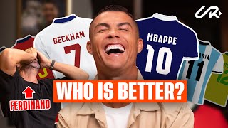 Beckham or Giggs Benzema or Mbappé Cristiano Ronaldo names his top player [upl. by Ritch]