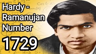 Hardy Ramanujan Number  Discovery of 1729 Number  TAXI CAB NUMBER  1729  Ramanujan Number [upl. by Akered]