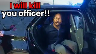 Officer Pulls Over Driver for Obvious Violations Driver Reacts Unexpectedly [upl. by Mitchel]