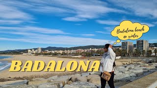 UN DÍA EN BADALONA  BARCELONA  ESPAÑA  TRAVE VLOG [upl. by Hamitaf]