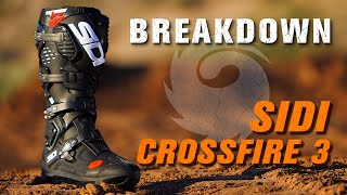 Sidi Crossfire 3 SRS Boot Shootout Breakdown [upl. by Githens]