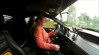 Woman Driving Saleen S302 Parnelli Jones Edition GoPro [upl. by Ycak]