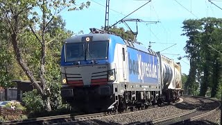 boxxpress 193 836 durchfährt mit Containern Rüdesheim am Rhein [upl. by Ainoet]