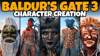 Baldurs Gate 3 Character Creation All Races Male amp Female Full Customization All Options More [upl. by Trygve]