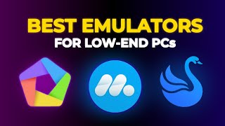 3 BEST Android Emulators for LowEnd PCs NO GRAPHICS CARD [upl. by Ammadis]