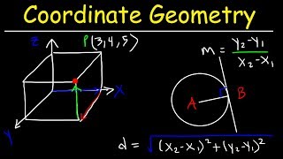 Coordinate Geometry Basic Introduction Practice Problems [upl. by Alleuqcaj619]