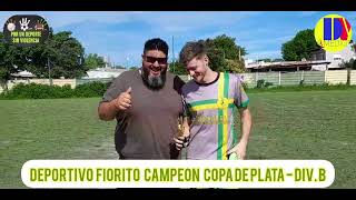 AFAGDEPORTIVO FIORITO CAMPEÓN COPA DE PLATA DIV B [upl. by Enomar]