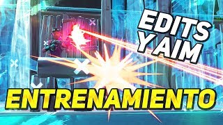 ENTRENAMIENTO DE EDITS AIM Y CONSTRUCCION FORTNITE BATTLE ROYALE [upl. by Adamski332]