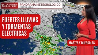 El pronóstico del tiempo en México martes 30 y miércoles 31 de julio  El clima de hoy [upl. by Notrab]