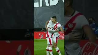 GOL DEL RAYO VALLECANO Radamel Falcao castiga al Barcelona y pone el 10  Shorts [upl. by Euginomod]