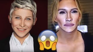 Best Makeup Transformations 2018 Michael Jackson Kim Kardashian Beyonce Drake Celebrities [upl. by Nwavahs]