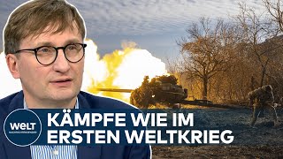 UKRAINEKRIEG Fürchterliche Feuerkraft  Russen erzwingen Stellungskrieg  WELT Analyse [upl. by Antonetta]