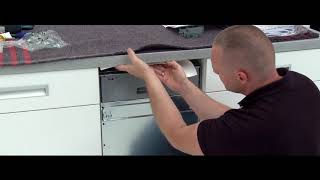 AEG How To Install a Slimline Dishwasher Feature Video [upl. by Sandry182]