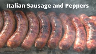 Italian Sausage amp Peppers Recipe  How to Grill Italian Sausage Malcom Reed HowToBBQRight [upl. by Sackey]