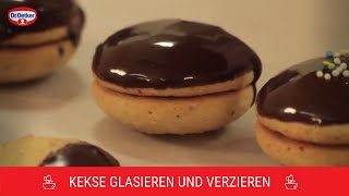 Kekse glasieren und verzieren  Tipps vom Dr Oetker Konditormeister  Dr Oetker [upl. by Chadwick669]