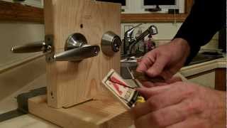 How to pick a lock Schalge using all youtube learned skills and home made tools [upl. by Eizzo]