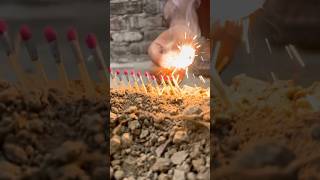 Domino with cracker🫢domino dominoplay experiment shortsvideo happydiwali viralshorts￼ [upl. by Haisi]