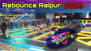 REBOUNCE❤️Raipur Largest ENTERTAINMENT Gaming Zone✅ 🤩🎥🎢 [upl. by Pris]