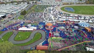 Towyn Fun Land Tir Prince amp Knightleys Fair  Dji Mini 3 Pro [upl. by Jaddo]