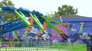 Spinvasion ride debuts at Kennywood Park [upl. by Ainalem]