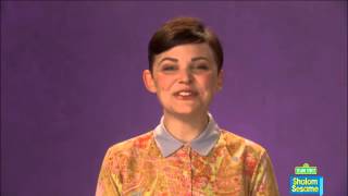 Ginnifer Goodwin Shalom Sesame [upl. by Enerehs]