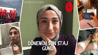 Hacettepede bir günümEsaslar stajım bitti univlog [upl. by Ydnab]