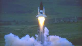 Reliant Robin Space Shuttle Original footage Slo Mo [upl. by Anitap]