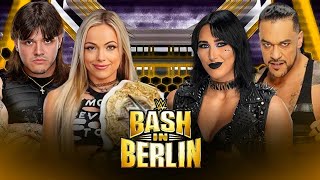 Liv Morgan amp Dominik Mysterio vs Rhea Ripley amp Damian Priest Full Match WWE Bash In Berlin 2024 [upl. by Lizzie]