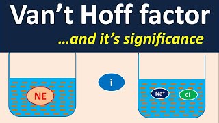 Vant hoff factor and its significance [upl. by Annawaj]