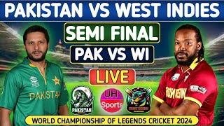 Pakistan Champions Vs West Indies Champions Semi Final Match Live  Legends Cricket League 2024 [upl. by Robinetta]