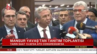 Mansur Yavaştan tanıtım toplantısı  Rıfkı Güvener [upl. by Bratton]