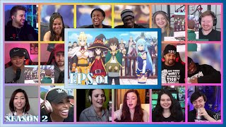 Konosuba Season 2 Episode 1 Reaction Mashup [upl. by Shawn]