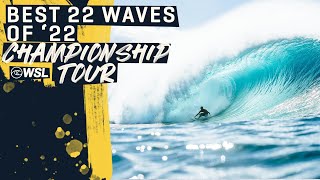 The Best 22 Waves Of The 22 Championship Tour [upl. by Antonetta348]