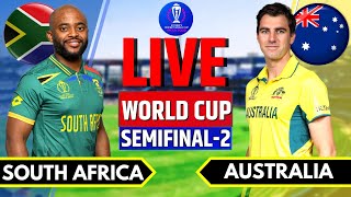 South Africa vs Australia Semi Final Live  ICC World Cup 2023  SA vs AUS Live  World Cup Live [upl. by Eizzil869]