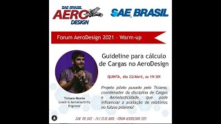 Warmup para o Fórum  Guideline para Cálculo de Cargas no AeroDesign [upl. by Gadmann]