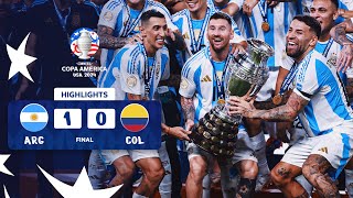 ARGENTINA 10 COLOMBIA  HIGHLIGHTS  CONMEBOL COPA AMÉRICA USA 2024™ [upl. by Fein277]