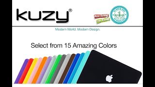 Kuzy Silicone Case for MacBook Pro amp Air  Installation [upl. by Helbon]