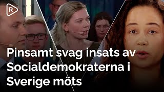 Har Socialdemokraterna gett upp kampen mot kriminaliteten Svag insats i Sverige möts [upl. by Eirroc103]