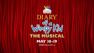 DIARY OF A WIMPY KID THE MUSICAL on stage May 1019 at the Erie Playhouse [upl. by Laohcin]