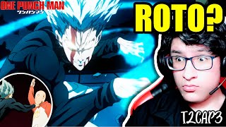 Saitama VS Garou  ONE PUNCH MAN T2 CAP3 Reacción😲 [upl. by Uamak]