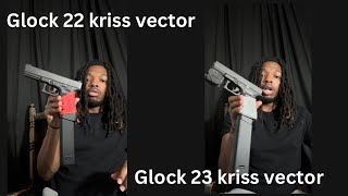 Open box Kriss vector magazine  shows how to add Kriss vector mag to Glock 22 amp 23s [upl. by Mccartan]