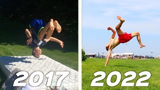 MY 5 YEARS OF FLIPPING PROGRESSION 20172022 [upl. by Janey]