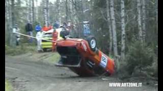 Rally Crash Compilation quot Finland Rallyquot 3 [upl. by Anestassia]