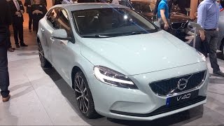 Volvo V40 2017 In detail review walkaround Interior Exterior [upl. by Youngman]