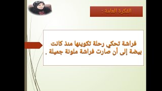 أفكار درساستيقظت وأنا فراشة الصفالخامس الفصلالأول اكسبلور maysaadelhelou5 اللغةالعربية [upl. by Thecla]