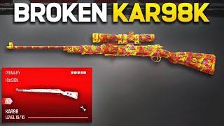 NEW KAR98k BROKEN LOADOUT on REBIRTH ISLAND WARZONE 3 [upl. by Eked]