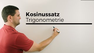 Kosinussatz erkennen aufstellen Trigonometrie  Mathe by Daniel Jung [upl. by Ormond]